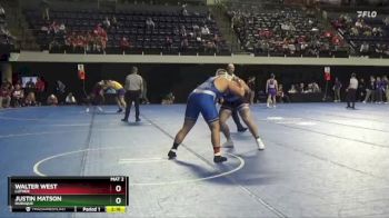 285 lbs Quarterfinal - Justin Matson, Dubuque vs Walter West, Luther