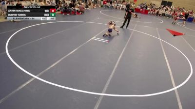 Elementary - 64 lbs Oliver Turek, Waconia vs Gavin Masching, Westfield