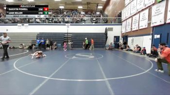 62 lbs Quarterfinal - Liam Miller, Clearwater Valley Wrestling Club vs Daxxyn Powell, 208 Badgers Wrestling Club