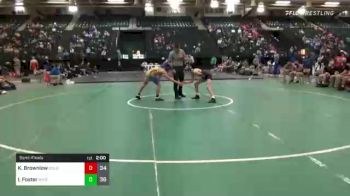 113 lbs Semifinal - Kaden Brownlow, Columbus vs Isaiah Foster, Wahoo High School