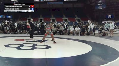 126 lbs Cons. Sub-semis - Jaden Washington, Illinois vs Arcadius Cruz, Washington