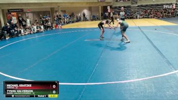 93 lbs Quarterfinals (8 Team) - Tyson Halverson, Dassel-Cokato-Litchfield vs Michael Kratzke, Perham