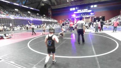 61 lbs 5th Place - Cohen Slingsby, Laurel Matburners vs Raydin Morris, Magic City Wrestling Club