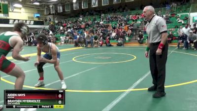 138 lbs Cons. Round 5 - Aiden Hays, SOLON vs Brayden Myerholtz, OAK HARBOR