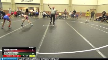 76-80 lbs Round 1 - Qwyntan Dyer, Higher Calling vs Hunter Pierson, Contenders Wrestling