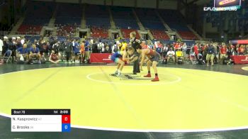 120 lbs Rnd Of 128 - Noah Kasprowicz, Arizona vs Cole Brooks, Oklahoma