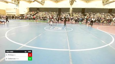 102-I lbs Round Of 32 - Chase Phillips, Barn Brothers vs Daniel Cabarcas, Rhino Wrestling