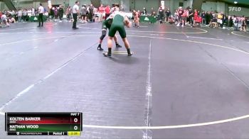 133 lbs Cons. Round 4 - Kolten Barker, Ohio vs Nathan Wood, Ohio