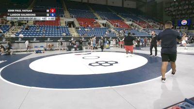 138 lbs Cons. Sub-rd Of 32 - John Paul Hatgas, Ohio vs Landon Salindong, California