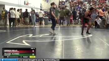 170 lbs Champ. Round 1 - Michael Alvarez, Team Faith vs Andrew Bello, San Clemente High School