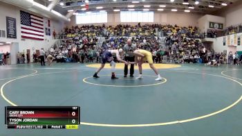 157 lbs Champ. Round 1 - Tyson Jordan, COPLEY vs Cary Brown, GROVE CITY