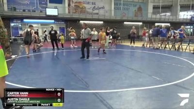 140+ Round 3 - Carter Vann, Beauregard Swarm vs Austin Daigle, Lafayette Scrappers Wrestling