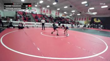 100 lbs Cons. Round 6 - Stephanie Martinez, Highland (Bakersfield) vs Hayden Yanagisawa, Mayfair
