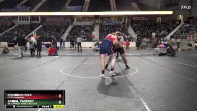 250 lbs 2nd Place Match - Brandon Price, Leoti Takedown vs Kimbal Sweeney, De Soto Kids Wrestling Club