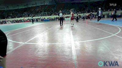 87 lbs Quarterfinal - Emalyn Johnston-Stewart, Lawton IKE vs Aleyah Lee, Union Girls JH