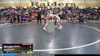 220 lbs Champ. Round 1 - Gian-Carlo Ortega, Crespi Carmelite vs Hector Haro, Cathedral City