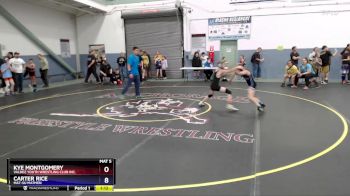 86 lbs Champ. Round 1 - Kye Montgomery, Valdez Youth Wrestling Club Inc. vs Carter Rice, Mat-Su Matmen