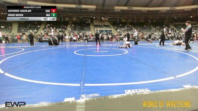 96 lbs Final - Antonio Aguilar, Central Valley Bengals vs Kruz Moss, Team Mahindra