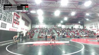 285 lbs Semifinal - Caleb Carpenter, Buhl vs Graysen Widman, Kimberly