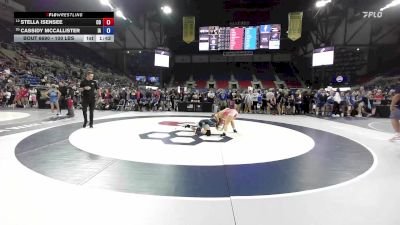 100 lbs Cons. Sub-quarters - Stella Isensee, CO vs Cassidy McCallister, IA