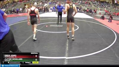 134 lbs Semis & 1st Wrestleback (8 Team) - Drew Jones, Mountain View vs Cutter Woollard, Redmond