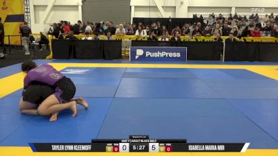 Isabella Maria Mir vs Tayler Lynn Kleemoff 2025 World IBJJF Jiu-Jitsu No-Gi Championship