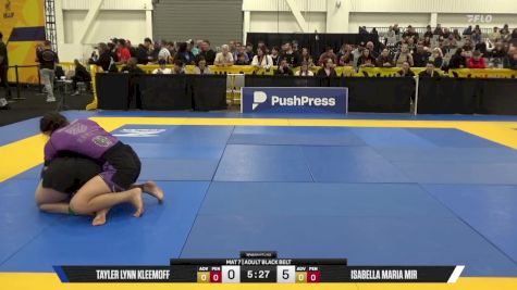 Isabella Maria Mir vs Tayler Lynn Kleemoff 2025 World IBJJF Jiu-Jitsu No-Gi Championship