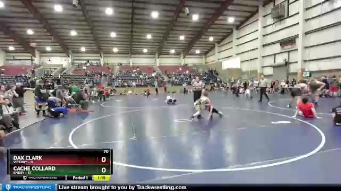 70 lbs Semis & Wb (16 Team) - Cache Collard, Emery vs Dax Clark, Victory