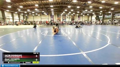 96 lbs Rd# 6- 9:00am Saturday Final Pool - Isaac Cicchetti, Maryland Gold vs Jacob Dominguez, Aggression Legionaries