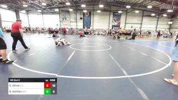 80 lbs Rr Rnd 2 - Sebastian Shine, All-American Wrestling Club vs Brentlee Knittle, Buffalo Valley Wrestling Club - Black