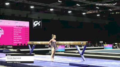 Nicole Desmond - Beam, First State Gym - 2021 GK US Classic & Hopes Championship