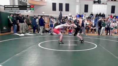 157 lbs Consi Of 8 #2 - Nathaniel Robin, North Attleborough vs Andrew Simmons, Mansfield