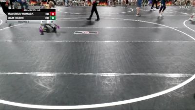 72 lbs Round 3 - Maverick Womack, Roundtree Wreslting Academy vs Liam Hoard, Genesis Wrestling Club