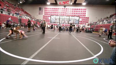 51-54 lbs Semifinal - Rally Smith, Hinton Takedown Club vs Arielle Wylie, Tuttle Wrestling