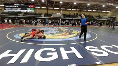215 lbs Quarterfinal - Joseph Vitolo, East Providence vs Benjahmin Wilcox, Woonsocket