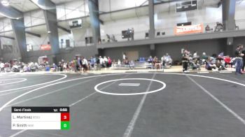 130 lbs Semifinal - Lucas Martinez, Regulators Wrestling Club vs Paul Smith, Independent