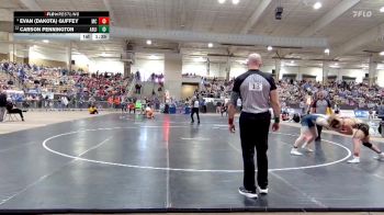 AA 157 lbs Quarterfinal - Carson Pennington, Arlington High School vs Evan (Dakota) Guffey, McMinn Co. High School