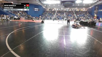 150 lbs Champ. Round 1 - Joshua Hale, Loyola Blakefield vs Justin Marcello, North Burlington