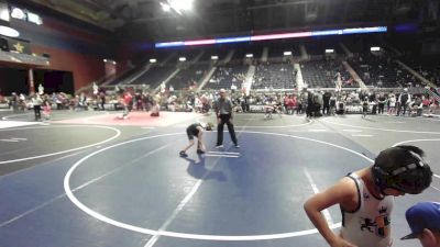 78 lbs Rr Rnd 1 - Emmett Michaelson, Dickinson WC vs Michael Perez, Top Notch WC