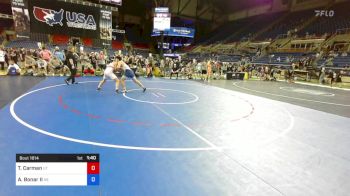 182 lbs Rnd Of 16 - Ty Carman, Utah vs Adonis Bonar II, Nebraska