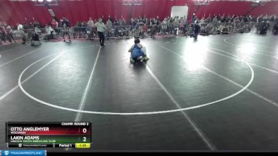 144 lbs Champ. Round 2 - Otto Anglemyer, Wisconsin vs Lakin Adams, Lincoln Youth Wrestling Club
