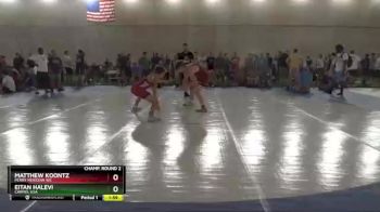 141 lbs Champ. Round 2 - Eitan Halevi, Carmel USA vs Matthew Koontz, Perry Meridian WC