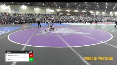 84 lbs Round Of 32 - Flynn Arnestad, Ranger Wrestling Club vs Zaiden Hill, Nevada Elite