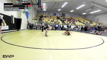 120 lbs Rr Rnd 3 - Harper Dry, Jay High School vs Brooklynn Church, Broken Arrow Girls HS