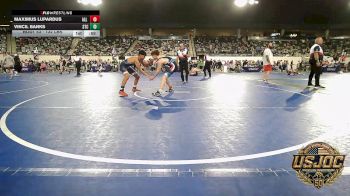 132 lbs Consi Of 16 #1 - Maximus Lupardus, All American Wrestling vs Vincil Banks, Shawnee Takedown Club