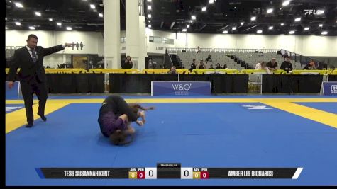 Amber Lee Richards vs Tess Susannah Kent 2025 World IBJJF Jiu-Jitsu No-Gi Championship