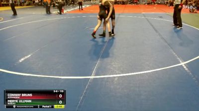 115 lbs Cons. Round 2 - Conway Bruns, Alexandria vs Meryk Ullman, Roseau