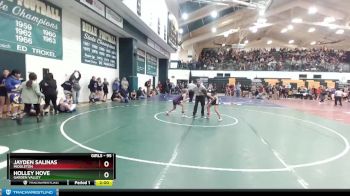 95 lbs Champ. Round 1 - Holley Hove, Garden Valley vs Jayden Salinas, Middleton