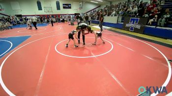 58 lbs Round Of 16 - Winton Hurd, Skiatook Youth Wrestling 2022-23 vs William Haff, Wagoner Takedown Club