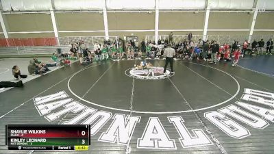 60 lbs Round 3 (4 Team) - Shaylie Wilkins, Idaho vs Kinley Leonard, Mat Demons